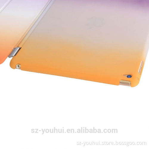 Latest Design Rainbow Color 6 Leather For Ipad Air 1 2 Case
